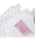 Fehér-rózsaszín tornacipő csillogó fűzővel 054-1143