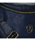 Kék crossbody táska lézeres PENA mintákkal