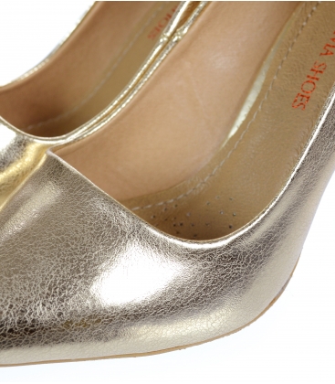 Arany elegáns alkalmi cipő DLO944-861