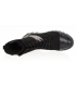 Fekete kényelmes bokacsizma OL 3205 mintával