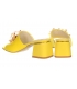 Sárga sarkú cipő DSL2312 díszítéssel
