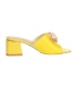 Sárga sarkú cipő DSL2312 díszítéssel