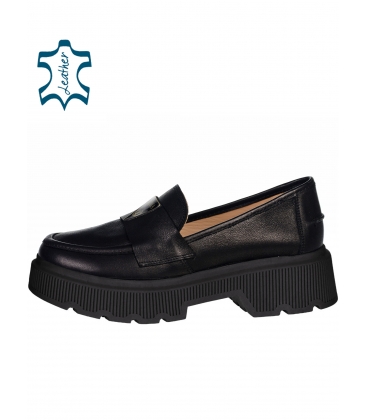 Fekete színű egyszerű alacsony cipő a Amalfi talpán DBA5100