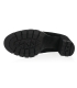 Fekete alacsony sarkú cipő kőbőrrel és kő díszítéssel DLO2344
