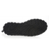 Fekete bebújós tornacipő finom mintával a Rosella DTE3316 talpon