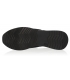 Fekete slip-on tornacipő lakkozott sarokkal és DTE3065 díszítéssel