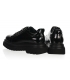 Fekete lakkozott tornacipő fekete talpon 3170