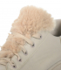 Bézs színű tornacipő bundával 5-1616-007